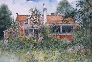 Carl Larsson Cottages oil painting artist